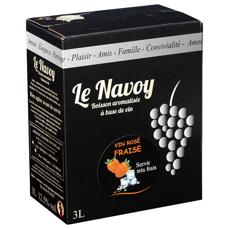 Rosé Fraise Le Navoy BIB 300 cl